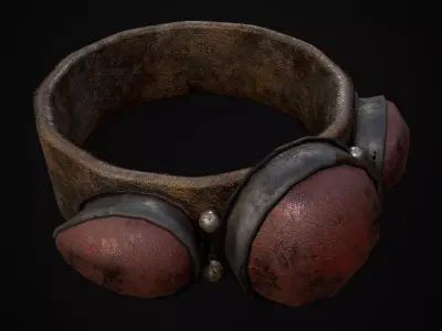 Medieval Ring Free low-poly 3D model