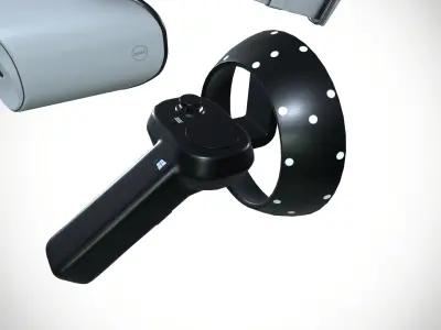 Dell Visor  Low-poly 3D model