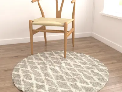 Rugs No 343 Low-poly 3D model