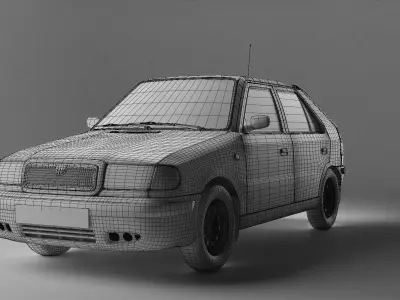 Skoda Felicia 3d Model 3D model