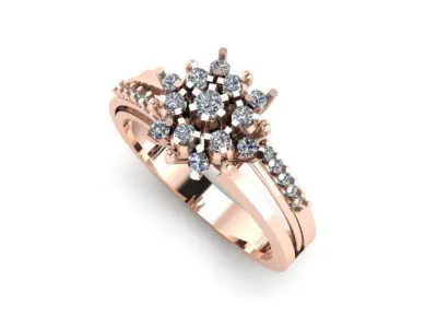 fancy ring for women 3D print model