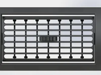 Classic Mini AC vent 3D print model