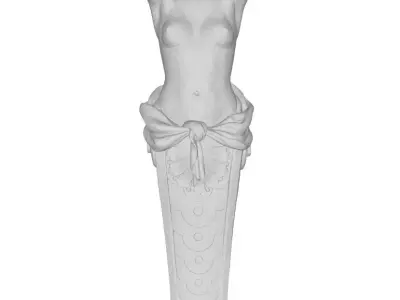 Caryatid 3D model 3D model