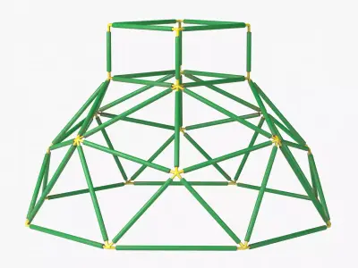 Climbing Dome Low-poly 3D model