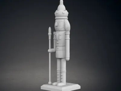 Christmas Nutcracker Figure 3D print model