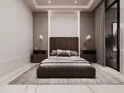 Bedroom Sapphire by FGM 3D model