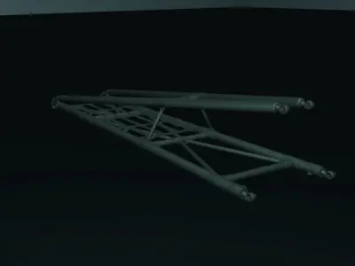 MVM Carbon Wheelie Bar Low-poly 3D model