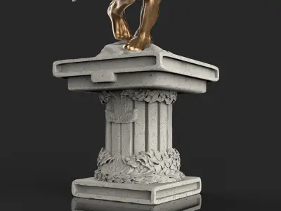 Cupid High Poly 3D model