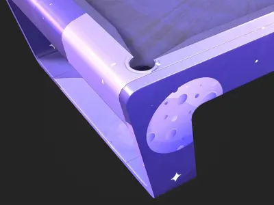 Billiard Table Low-poly 3D model