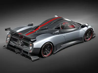 Pagani Zonda Cinque 3D model