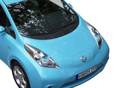 NISSAN LEAF 2011 3D model