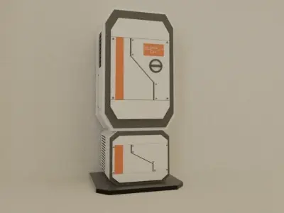 sci fi box Free 3D model