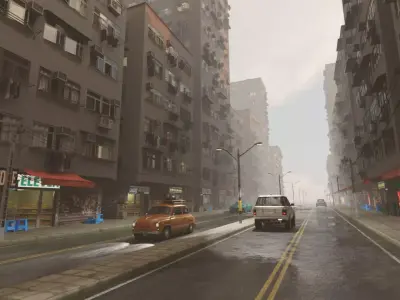 Urban Street 3D model