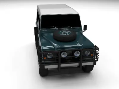 Land Rover Defender 90 Station Wagon 3D model