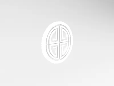 China Type Decoration v1 002 Low-poly 3D model