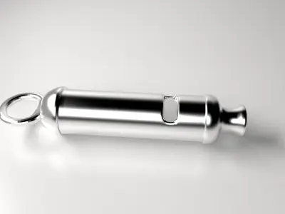 London Police Whistle 3D model