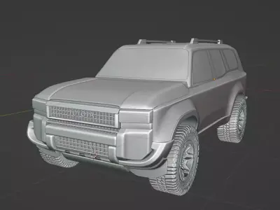 land cruiser prado 2024 3D model