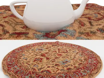Rugs No 496 Low-poly 3D model