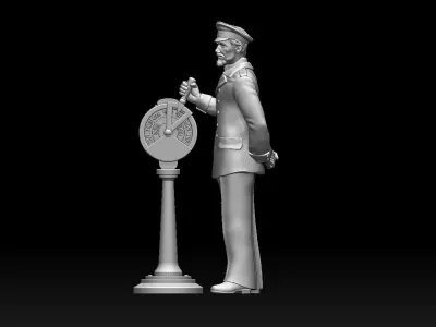 captain and Engine order telegraph 3D print model