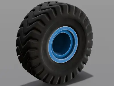 Tire 3D Model  Low-poly 3D model by InfiniteSolution3D