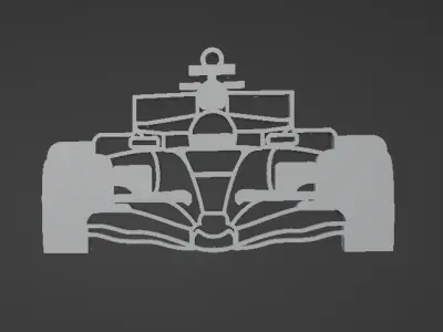 Renault R25 Formula 1 Keychain Free 3D print model