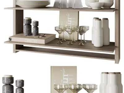 Kitchen decore 02 3D model