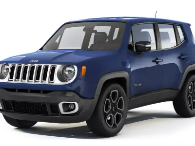 Jeep Renegade 2017 3D model