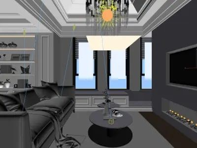 Living Room  3D model