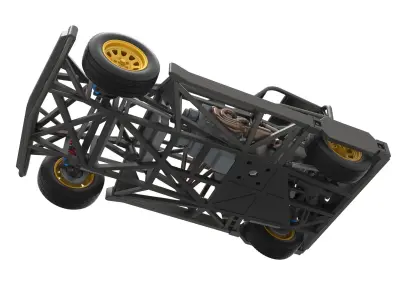 New Zealand Superstock car Base Version 2 Scale 1 to 25 3D print model