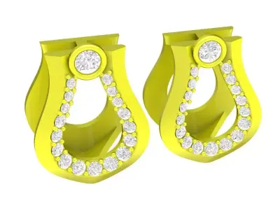 5888 luxury diamond women pendant  3D print model