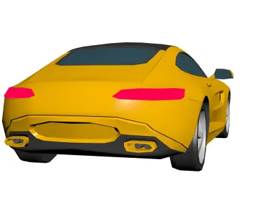 Merin Hypercasual Low-poly 3D model