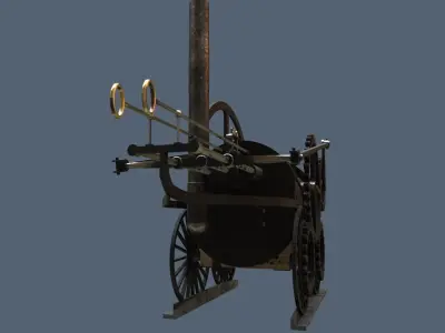 Pen Y Darren Locomotive 3D model