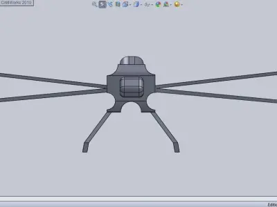 dragonfly robot 3D print model