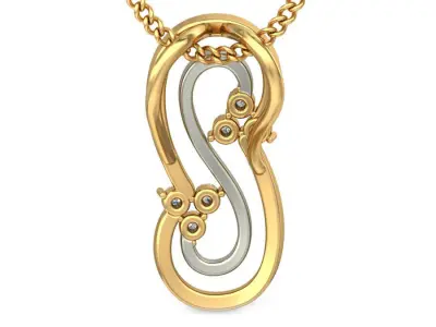 Solitaire Women Pendant 3dm STL OBJ FBX Renders Details 3D print model 59