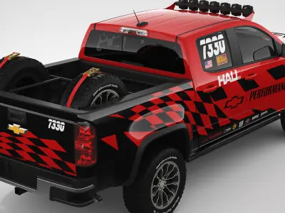 Chevrolet Colorado ZR2 2018 Racing 3D model