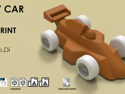 Toy car   3D print model