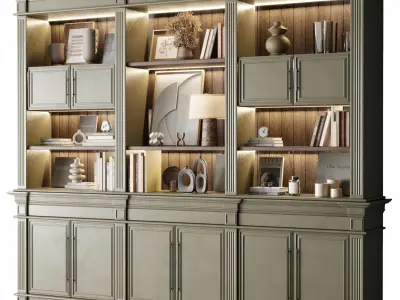 Collection Wooden Shelves Decorative