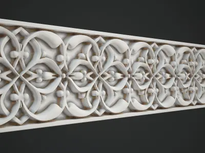 Classical moulding 3D model