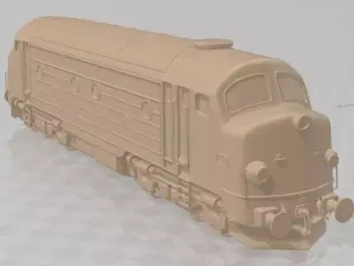 Locomotive - DSB Class MY Printable 3D print model