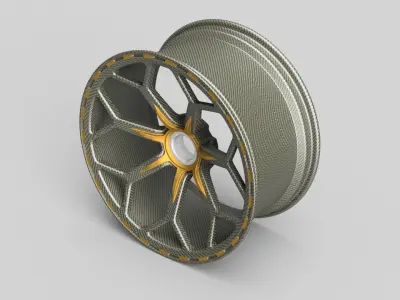 Aventador SVJ Vossen VPS 303  3D print model