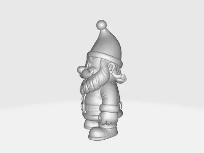 Santa Claus Figurine Christmas Decoration Holiday Ornament   3D print model
