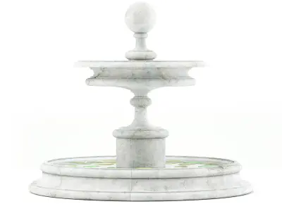 Large Fountain 3D Model 3D model