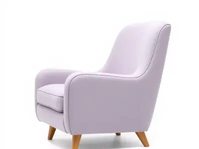 Lavender Armchair model pack Low-poly 3D model