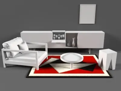 Sewing designer art - Pican concept 3D model