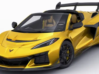 Corvette ZR1 Coupe C8 2025 3D model