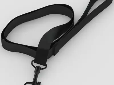 Leash dog 3D model