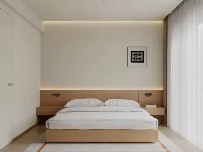 Bedroom interior 125 3D model
