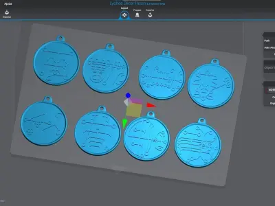 72 sigils Goetia  3D print model