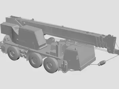 Crane-Kato 400 Low-poly 3D model