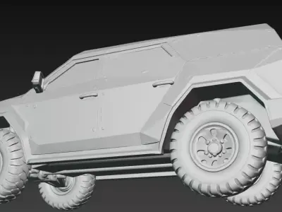 Urban Phantom Tactical Concept SUV 3D print model